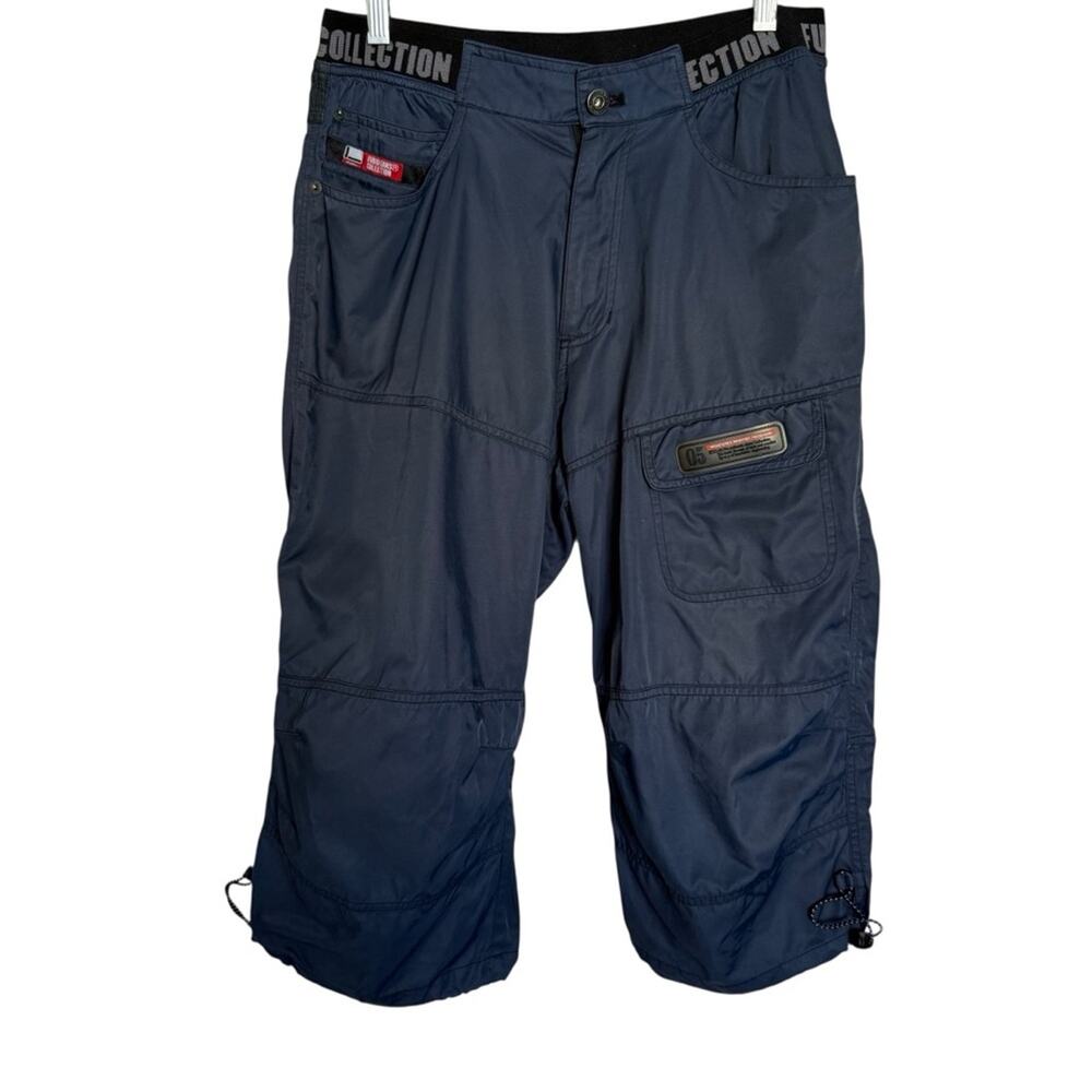 Fubu Vintage The Collection Men's Navy Shorts Size Large